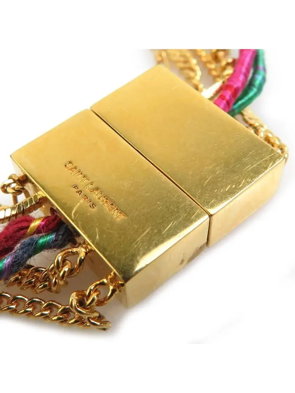 Auth Saint Laurent Bracelet #302826S16B